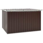 Boîte de rangement de jardin Marron 171x99x93 cm – Image 3