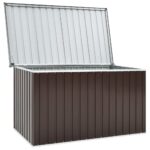 Boîte de rangement de jardin Marron 171x99x93 cm – Image 5