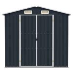 Abri de jardin Anthracite 205x129x183 cm Acier galvanisé – Image 3