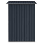 Abri de jardin Anthracite 205x129x183 cm Acier galvanisé – Image 4