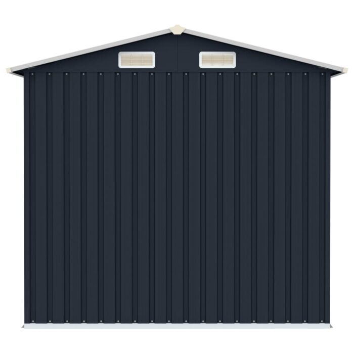 Abri de jardin Anthracite 205x129x183 cm Acier galvanisé – Image 5