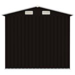 Abri de jardin Marron 205x129x183 cm Acier galvanisé – Image 5