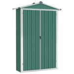 Abri de jardin Vert 116x45x175 cm Acier galvanisé – Image 2