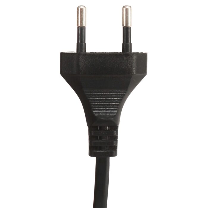 Lampadaire à trépied Noir Bois de manguier massif 97 cm – Image 12