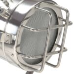 Lampadaire à trépied Noir Bois de manguier massif 97 cm – Image 7