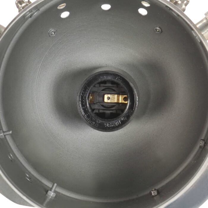 Lampadaire à trépied Noir Bois de manguier massif 97 cm – Image 8