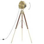 Lampadaire à trépied bois de manguier massif 193 cm – Image 3