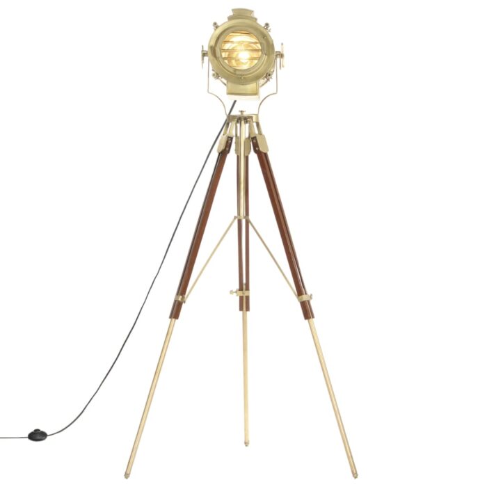 Lampadaire à trépied bois de manguier massif 193 cm – Image 5