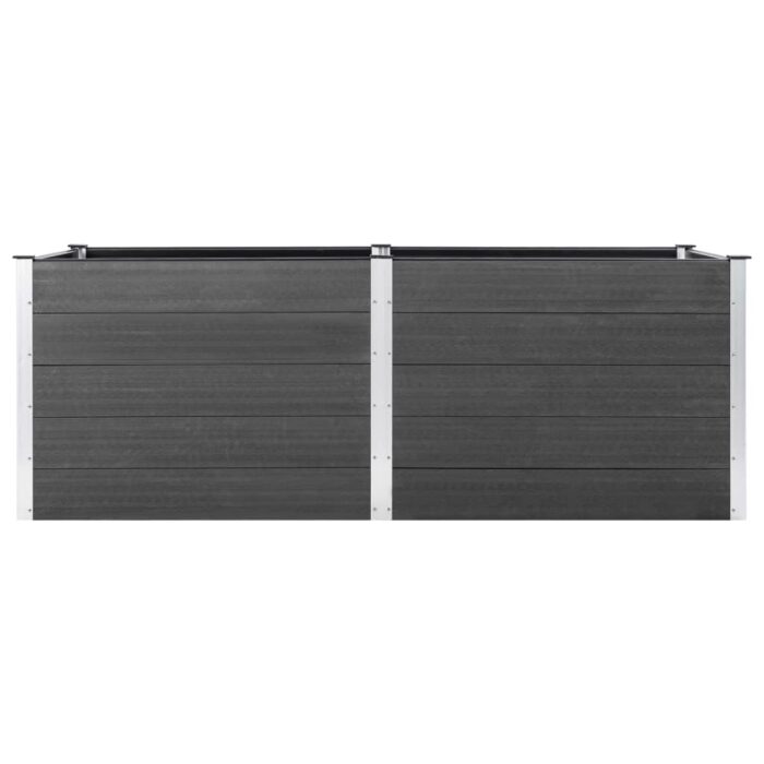 VXL8719883813523_g_en_hd_2.jpg Lit surélevé de jardin 250x50x91 cm WPC Gris – Image 2