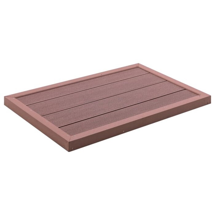 Élément de plancher pour douche solaire Marron 101x63x5,5cm WPC – Image 1