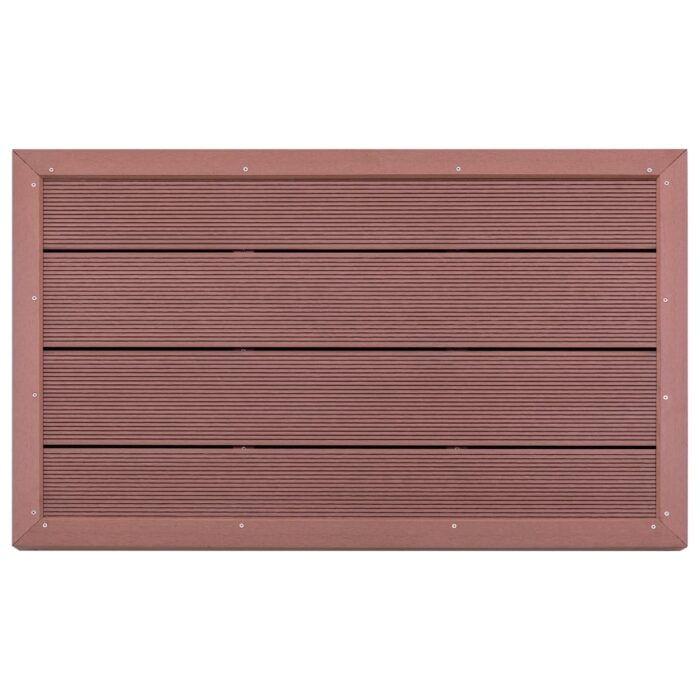 Élément de plancher pour douche solaire Marron 101x63x5,5cm WPC – Image 2