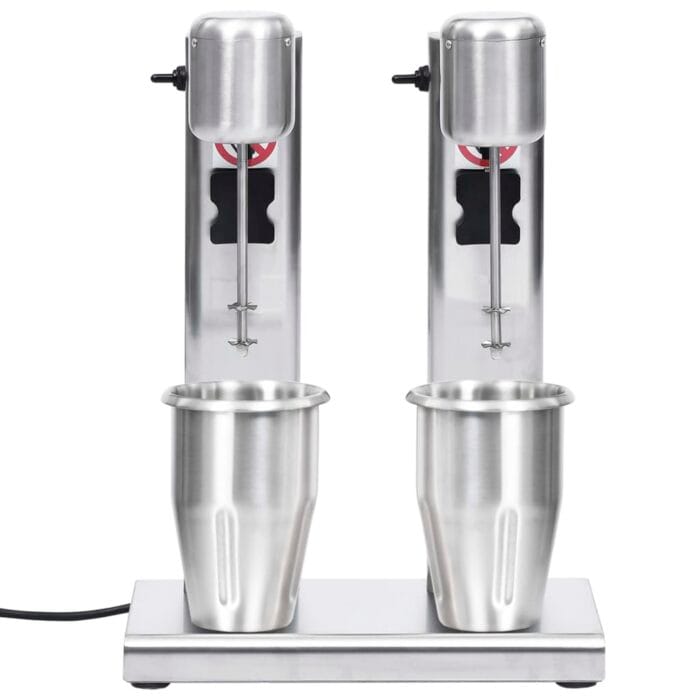 Mélangeur de milkshake avec deux coupelles Acier inoxydable 2 L – Image 4