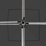Tente de réception pliable Aluminium 2 x 2 m Anthracite – Image 2