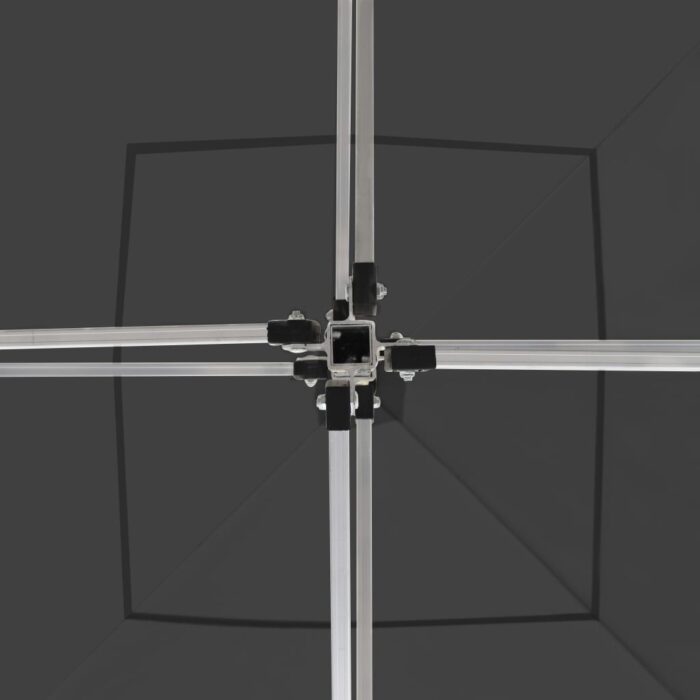 Tente de réception pliable Aluminium 2 x 2 m Anthracite – Image 2