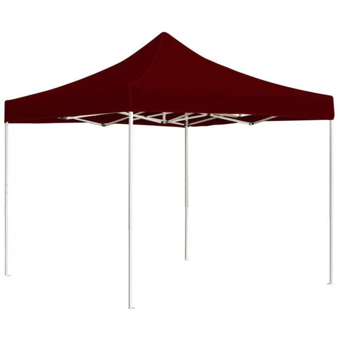VXL8719883814216_a_en_hd_1.jpg Tente de réception pliable Aluminium 2 x 2 m Bordeaux – Image 1