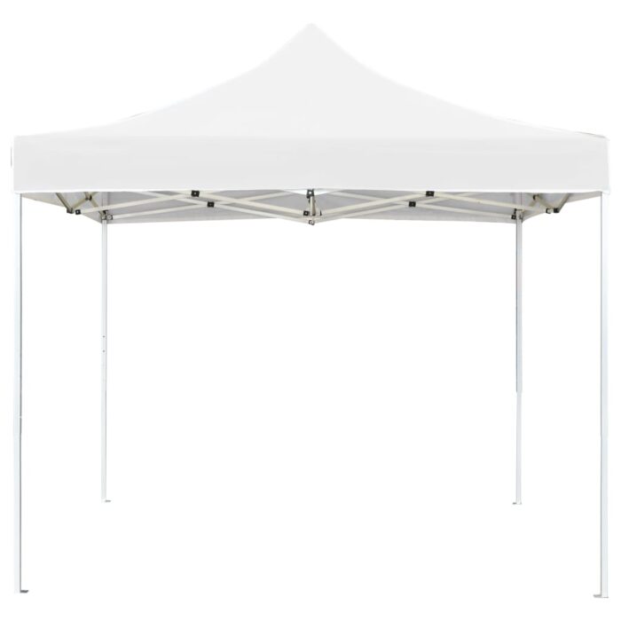 Tente de réception pliable Aluminium 2 x 2 m Blanc – Image 3