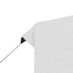 Tente de réception pliable Aluminium 2 x 2 m Blanc – Image 4
