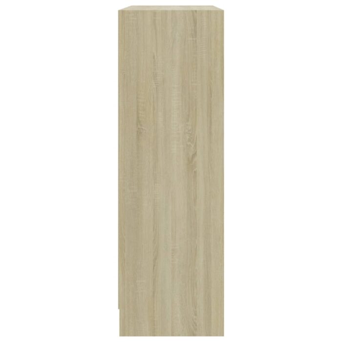 Bibliothèque chêne sonoma 80x24x75 cm bois d'ingénierie – Image 3