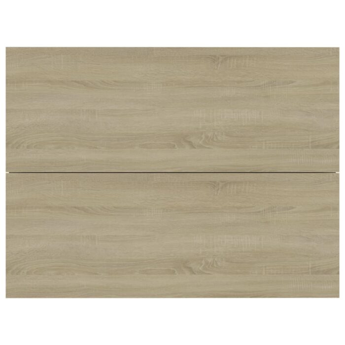 Table de chevet chêne sonoma 40x30x30 cm Bois d'ingénierie – Image 2