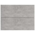 Tables de chevet 2 pcs Gris béton 40x30x30 cm Bois ingénierie – Image 3