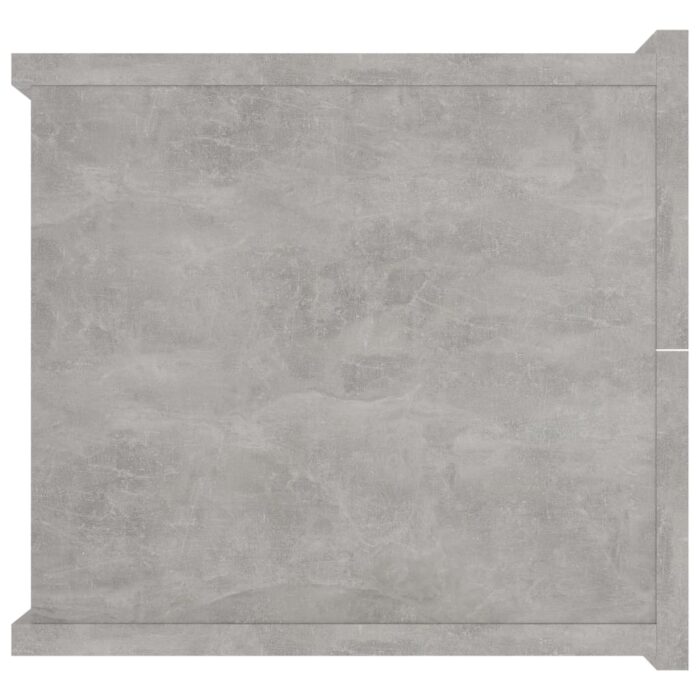 Tables de chevet 2 pcs Gris béton 40x30x30 cm Bois ingénierie – Image 4