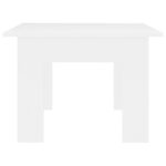 Table basse Blanc 100x60x42 cm Bois d'ingénierie – Image 3