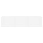 Étagère murale à CD Blanc 75x18x18 cm Bois d'ingénierie – Image 2