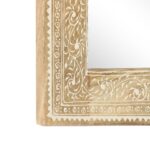 Miroir peint à la main 40x55 cm Bois de manguier solide – Image 4