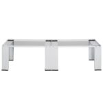 Socle double pour lave-linge et sèche-linge Blanc – Image 2