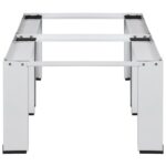 Socle double pour lave-linge et sèche-linge Blanc – Image 3