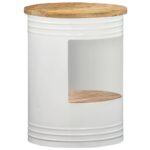 Table basse 43x55 cm Bois de manguier solide – Image 9