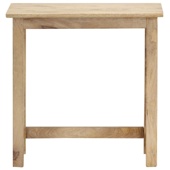 Tables gigognes 3 pcs Bois solide de manguier – Image 4