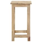 Tables gigognes 3 pcs Bois solide de manguier – Image 6