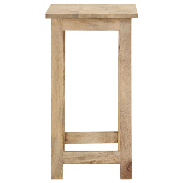 Tables gigognes 3 pcs Bois solide de manguier – Image 6
