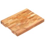 Planche à découper 40x30x4 cm Bois d'acacia massif – Image 10