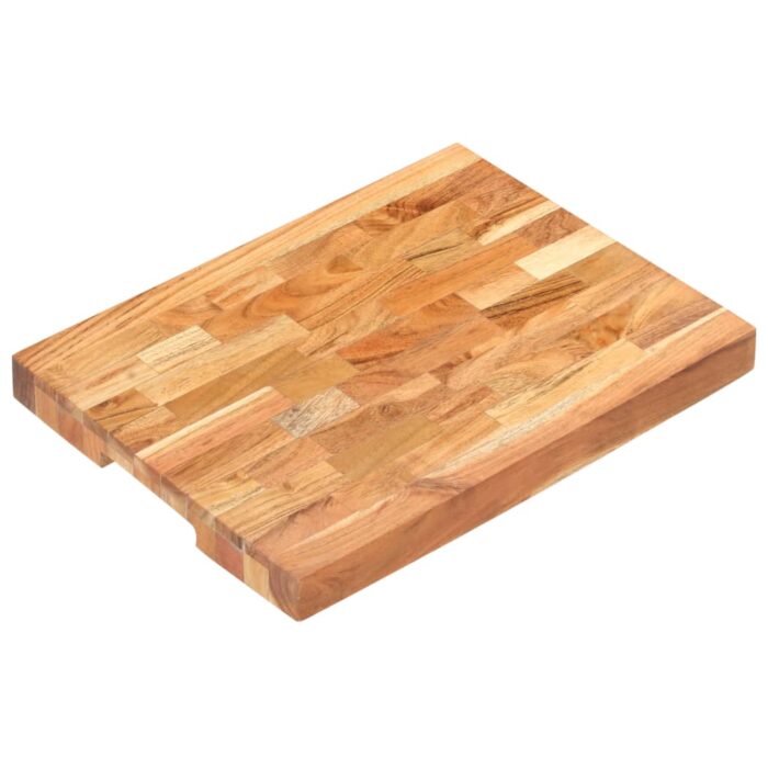 Planche à découper 40x30x4 cm Bois d'acacia massif – Image 10