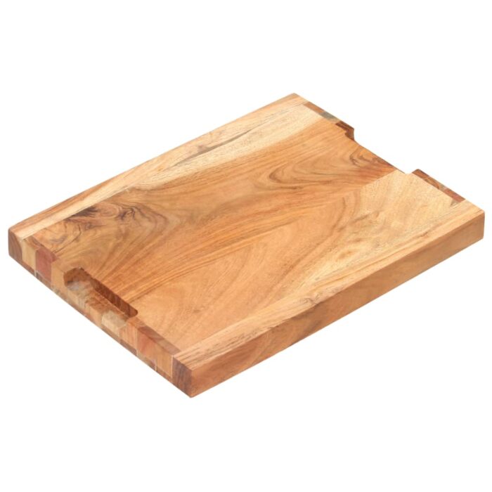 Planche à découper 40x30x4 cm Bois d'acacia massif – Image 11