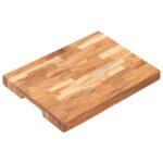 Planche à découper 40x30x4 cm Bois d'acacia massif – Image 7