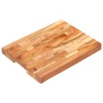 Planche à découper 40x30x4 cm Bois d'acacia massif – Image 9