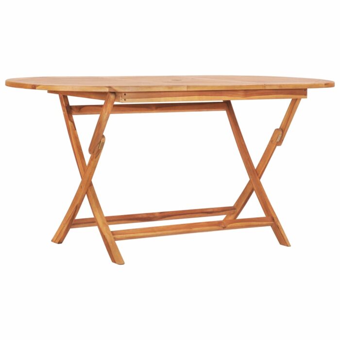 VXL8719883824475_a_en_hd_1.jpg Table pliable de jardin 160x80x75 cm Bois de teck solide – Image 1