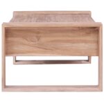 Table basse 110x60x40 cm Bois de teck massif – Image 4