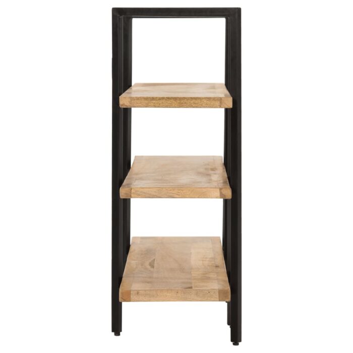 Bibliothèque à 3 niveaux 160x31x80 cm Bois de manguier massif – Image 2