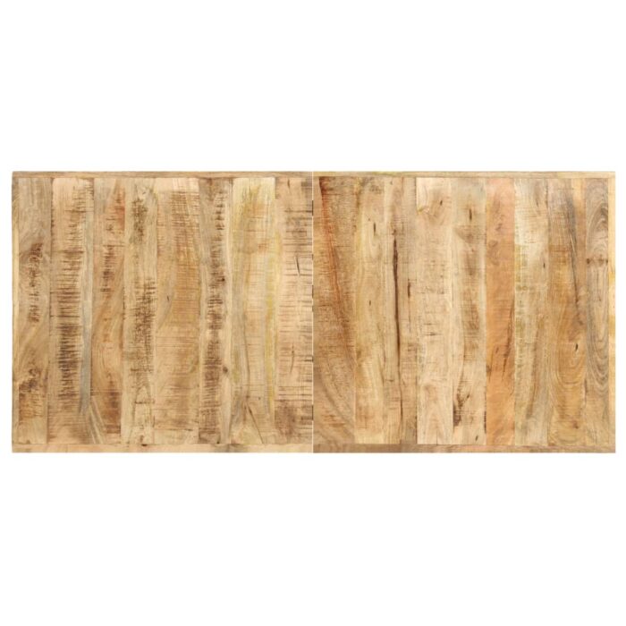 Table de bar 150x70x107 cm Bois de manguier brut – Image 3