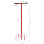 Griffe de jardin Rouge Acier – Image 6