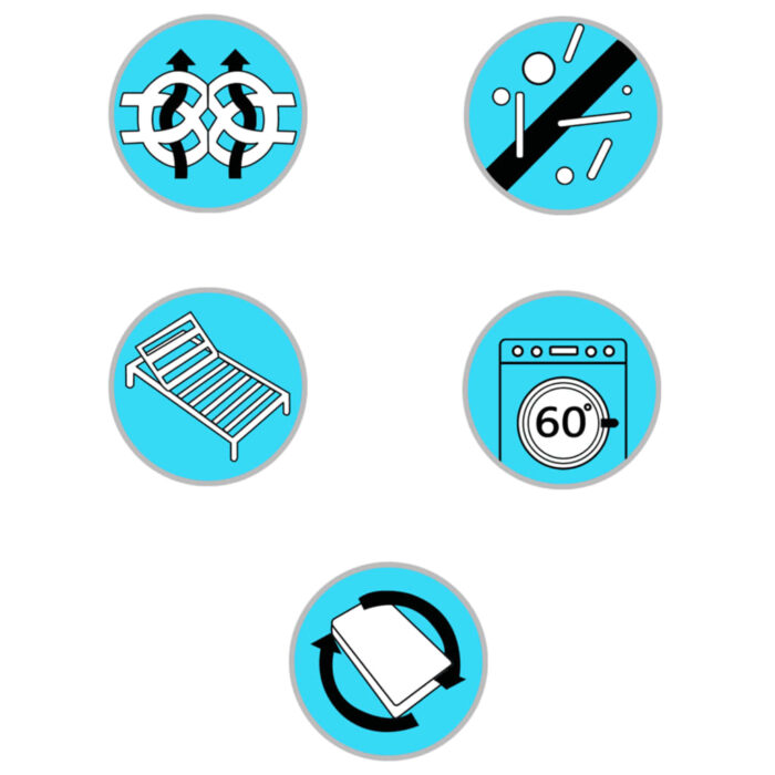 Matelas de sommier tapissier 200x100x20 cm – Image 9