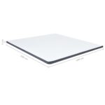 Surmatelas de sommier tapissier 200x180x5 cm – Image 8