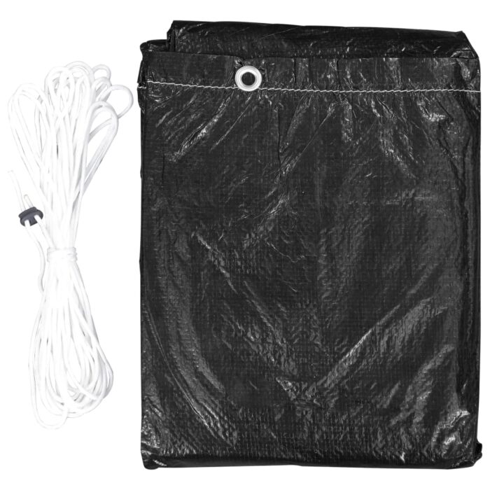 Housse de meubles de jardin 6 œillets pour barbecue 170x90x60cm – Image 2