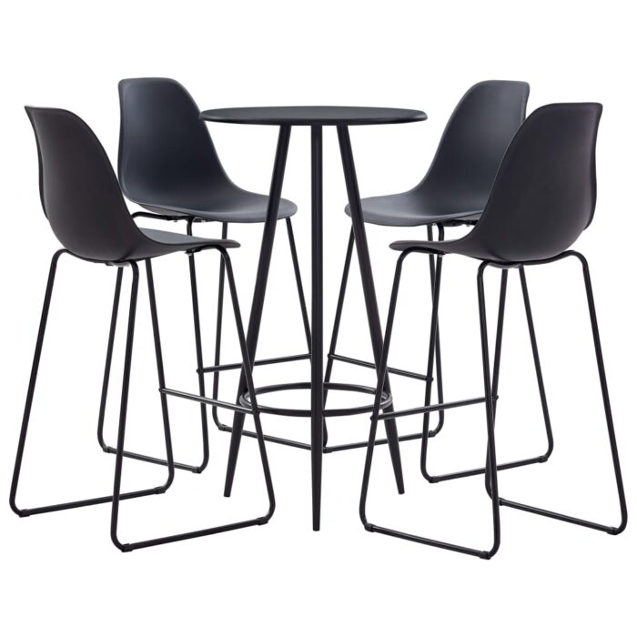 VXL8719883837185_a_en_hd_1.jpg Ensemble de bar 5 pcs Plastique Noir – Image 1