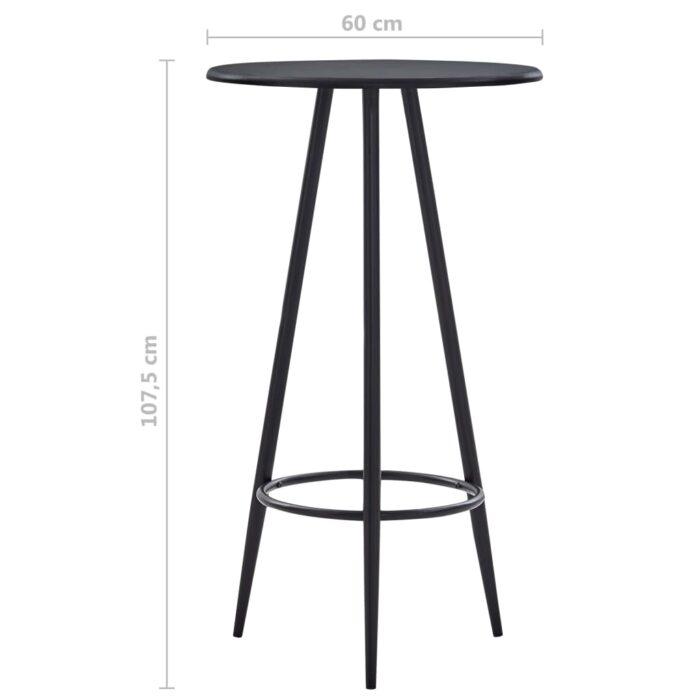 Ensemble de bar 5 pcs Plastique Noir – Image 10