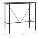 Ensemble de bar 5 pcs Plastique Noir – Image 12